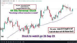 44 ma strategy | Siddharth Bhanushali | Swing trading