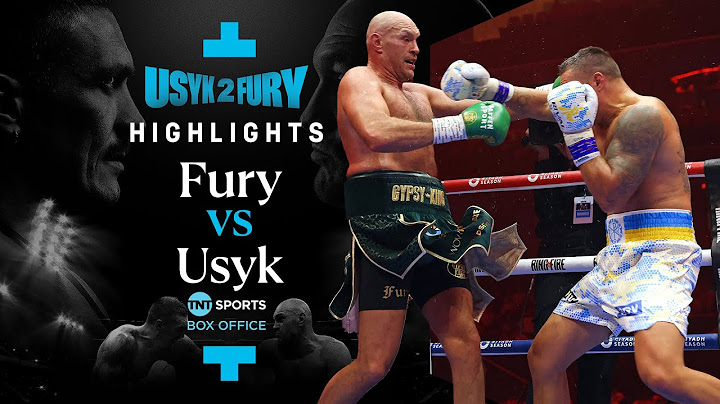 UNDISPUTED CHAMPION 🏆  Tyson Fury vs Oleksandr Usyk First Fight Highlights 😮‍💨 #UsykFury2