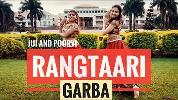 RANGTAARI GARBA DANCE | Jui & Poorvi | Videography - Moksh | Loveratri Garba | Bits Goa Dance Club |