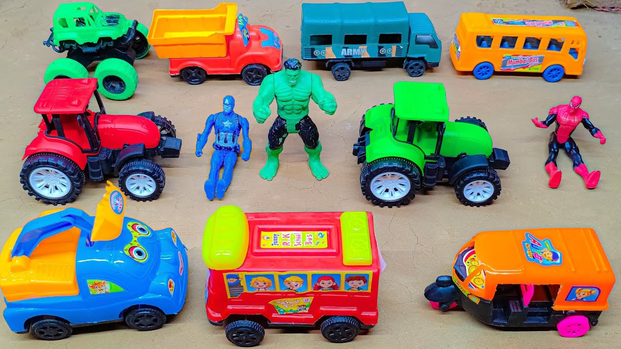 Tractor gadi Dumper gadi New JCB toys video | gadi wala cartoon video for children