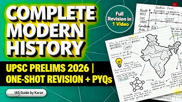 𝑪𝒐𝒎𝒑𝒍𝒆𝒕𝒆 𝑴𝒐𝒅𝒆𝒓𝒏 𝑯𝒊𝒔𝒕𝒐𝒓𝒚 𝒊𝒏 1 𝑽𝒊𝒅𝒆𝒐 | 𝑼𝑷𝑺𝑪 𝑷𝒓𝒆𝒍𝒊𝒎𝒔 2026 | 𝑹𝒆𝒗𝒊𝒔𝒊𝒐𝒏 𝘄𝗶𝘁𝗵 𝗣𝗬𝗤𝘀