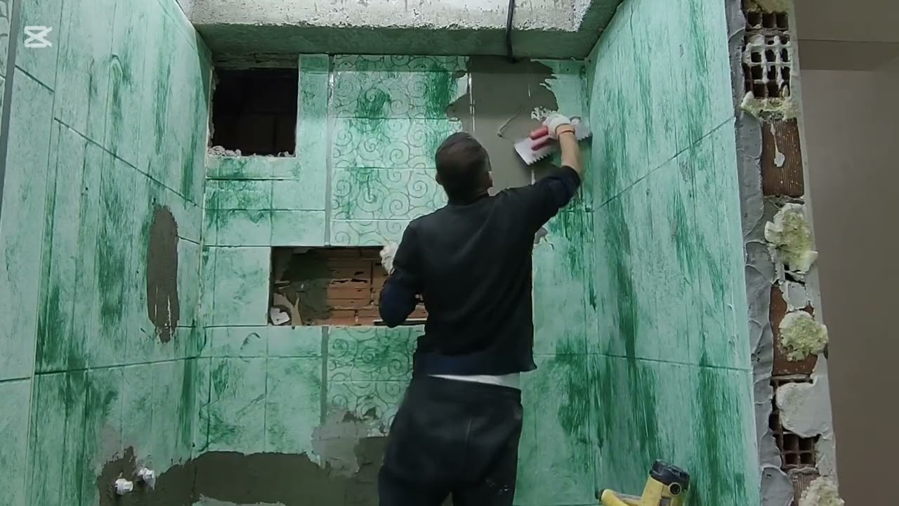 From Demolition to Tile Ready! Big Bathroom Plumbing & Surface Prep 💪🔥