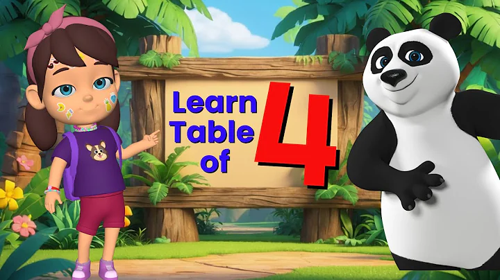 Multiplication Table of 4 | Learn 4 Times Table Fast | Math for Kids #multiplicationtables