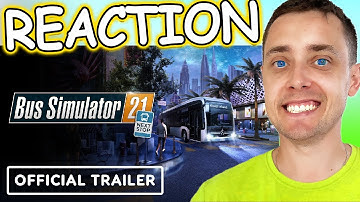 Bus Simulator 21 Next Stop - Official Thomas Built Buses Bus Pack Trailer REACTION
