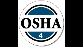 OSHA construction - General (4)كورس الأوشا صناعات عامة و إنشاءات الفديو الرابع