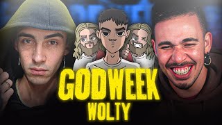 REACCION A 'GOD WEEK'  WOLTY HISTORIA RAPEADA