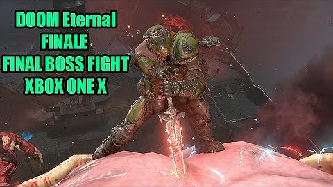 DOOM Eternal Xbox One X Final Chapter FINAL SIN (ICON OF SIN BOSS FIGHT)