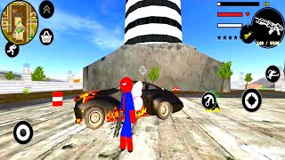 Spider Stickman Rope Hero City Of Mafia 2023 screenshot 4