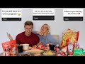 PREGNANCY CRAVING MUKBANG + PERSONAL Q&A | James and Carys