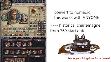 CK2 convert to nomadic as ANYONE (works in ironman)