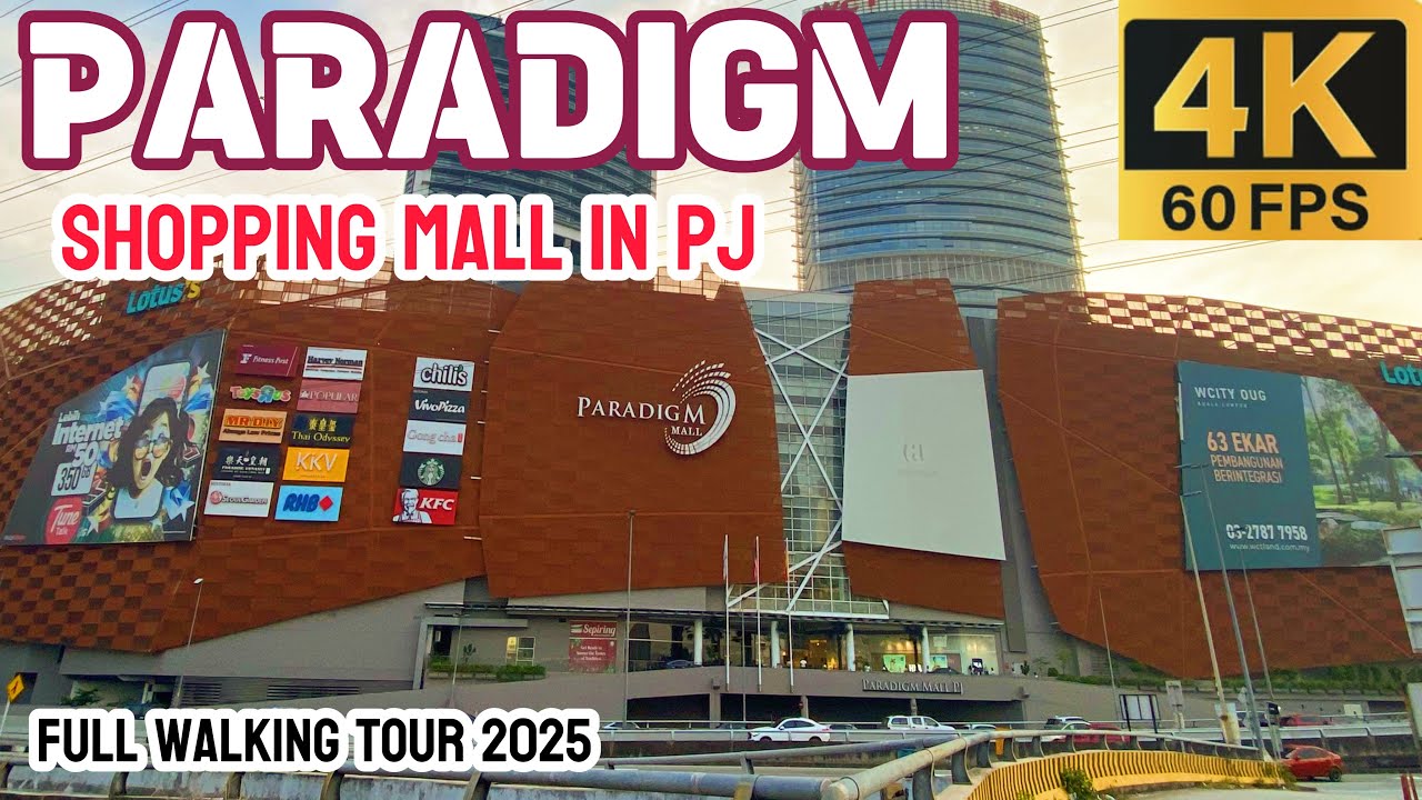 Paradigm Petaling Jaya - Beautiful Shopping Mall in Malaysia | Full Walking Tour 2025 ♥️🇲🇾
