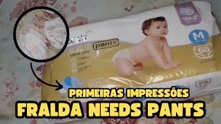 FRALDA NEEDS PANTS | preço, comparação de tamanho, embalagem e mais.