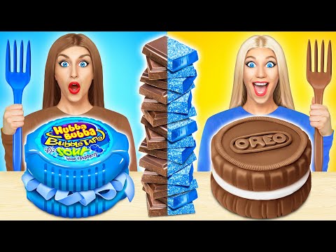 Жевательная Резинка vs Шоколадная Еда Челлендж от Multi DO Challenge