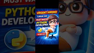 #latest #python Developer Jobs for #Fresher | 1-6 Year Experience | #urgent Hiring