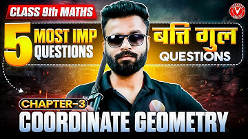 Coordinate Geometry Class 9 Maths | Top 5 Most Important Questions🔥 | Kishore Sir