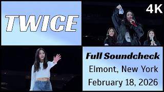 260218 트와이스 TWICE - Full soundcheck night 1 (3 songs) live