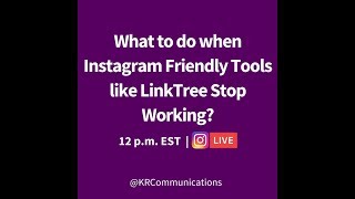 What to do when Instagram tools like LinkTree stop working