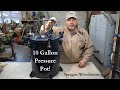 Woodturning - How To Prep a 10 Gallon Paint Pressure Pot For Resin Casting