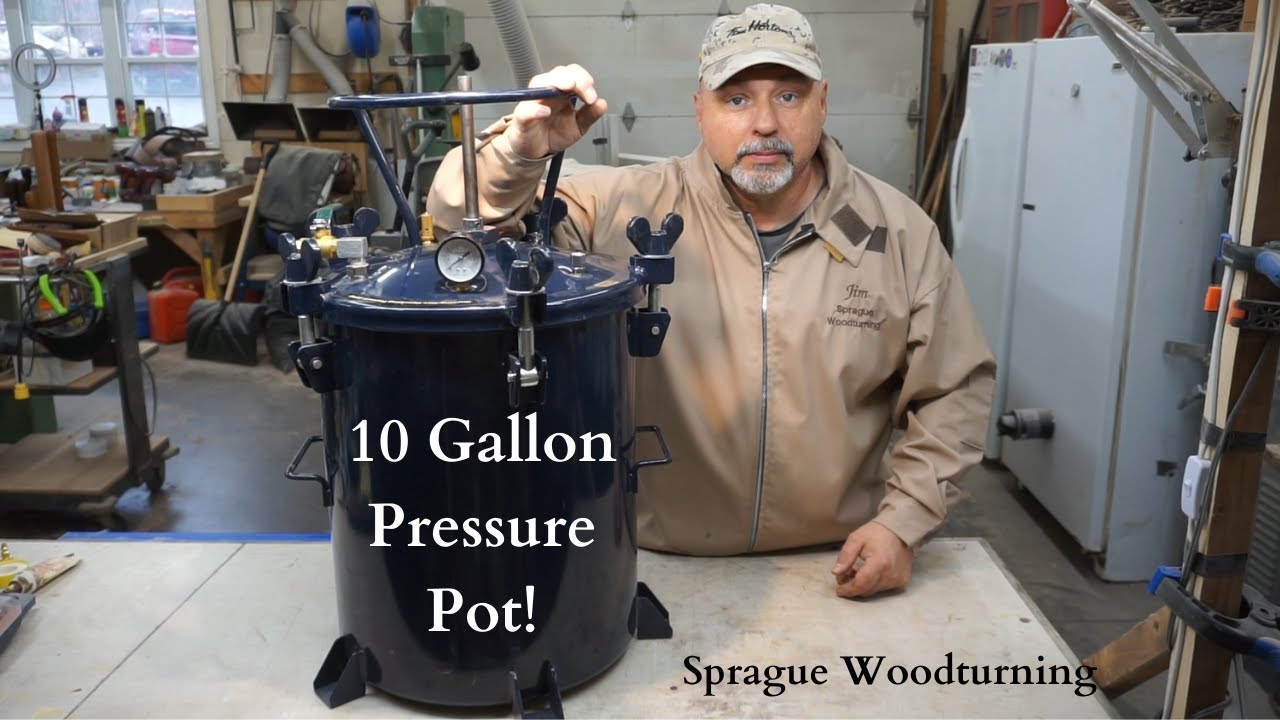 DIY Pressure Pot for Resin Casting from Harbor Freight Pressure Paint  Bucket 