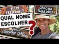 💡IDEIAS DE NOMES PARA CHÁCARAS, SÍTIOS E PLACAS DE ENTRADA. Qual Nome Escolhemos Para Nossa Chácara?