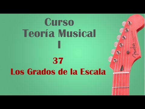 Curso de Teoría Musical nivel 1- Los grados de la escala