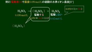 化学基礎　水素イオン濃度の求め方