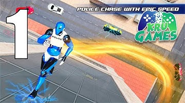 Grand Police Robot Speed Hero City Cop Robot Games Gameplay Walkthrough #1 (Android, IOS)