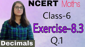 class 6 NCERT Maths Exercise-8.3 Part-1 Q.1