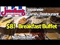 The Japanese family restaurant Jonathan's offers a good value $8, no time limit breakfast buffet.