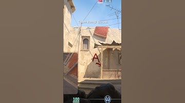 CS2 Mirage - Fake Smoke A Stairs from infront of B