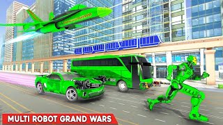 Army Bus Robot Transform Wars | Robot Perang Berubah Jadi Mobil Balap, Bus, Dan Pesawat Jet screenshot 4