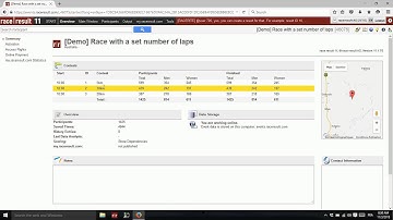 race|result 11 Tutorial - Race with a set number of laps