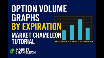 Option Volume Graphs by Expiration   Market Chameleon Tutorial