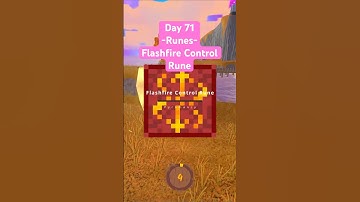 Day 71- Runes- Flashfire Control Rune #roguelike #gaming #gamedev #indiegame #wizard  #gamedesign