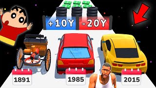 SHINCHAN UPGRADING NOOB CAR in MILLIONAIRE CAR in CAR RUSH | NOOB vs PRO vs HACKER