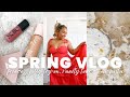 Spring dresses tryon  makeup declutter  lemon boursin pasta recipe  getting unready  vlog 362