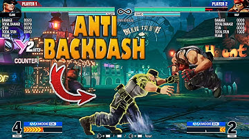 KOF XV: CLARK - Confirm Your Safe Jump-in VS Backdash !