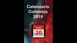 Video Calendario Colombia 2019 (VER) screenshot 1