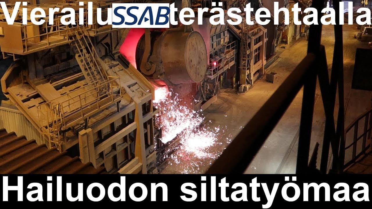 Hailuodon siltatyömaa, vierailu SSAB:n terästehtaalla 28.3.2025