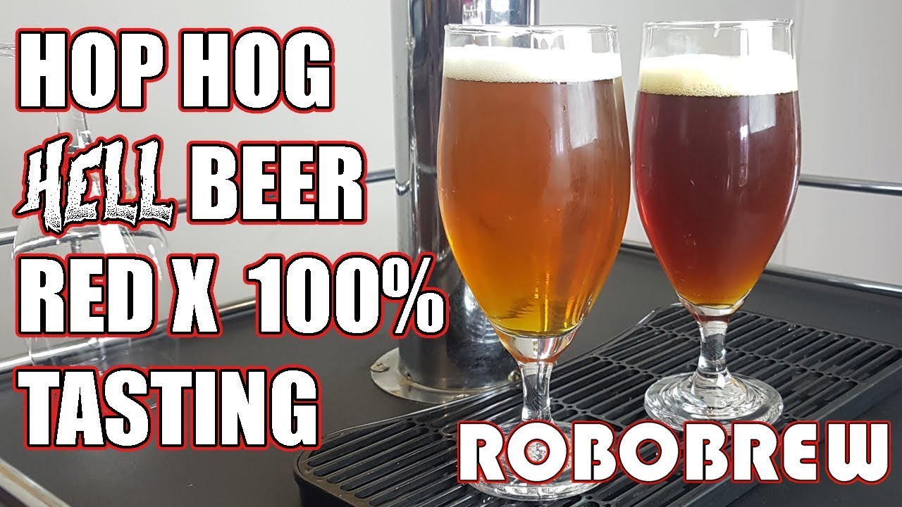 Hop Hog HELL beer and RedX tasting and thoughts! YouTube