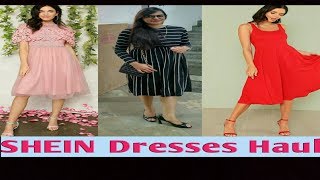 Shein dresses haul june 2019 ll tryon clothing india