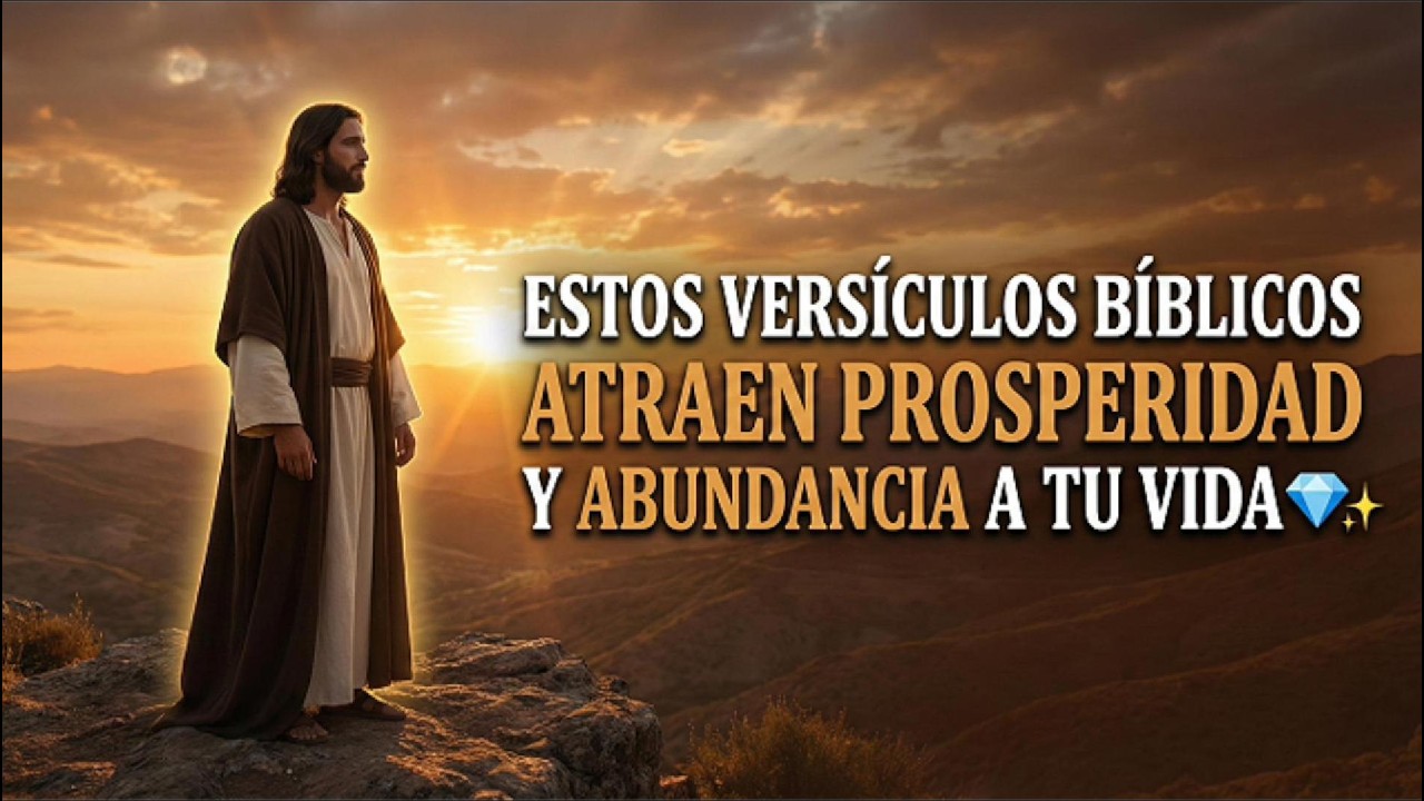 Estos Versículos Bíblicos Atraen Prosperidad y Abundancia a Tu Vida 💎✨ | Reflexión Cristiana