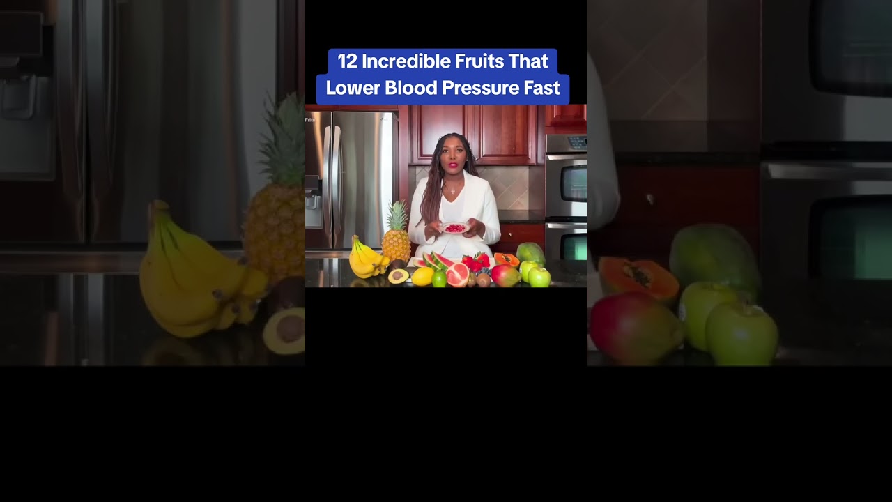 12 Incredible Fruits That Lower Blood Pressure Fast... #Shorts #healthiswealth724