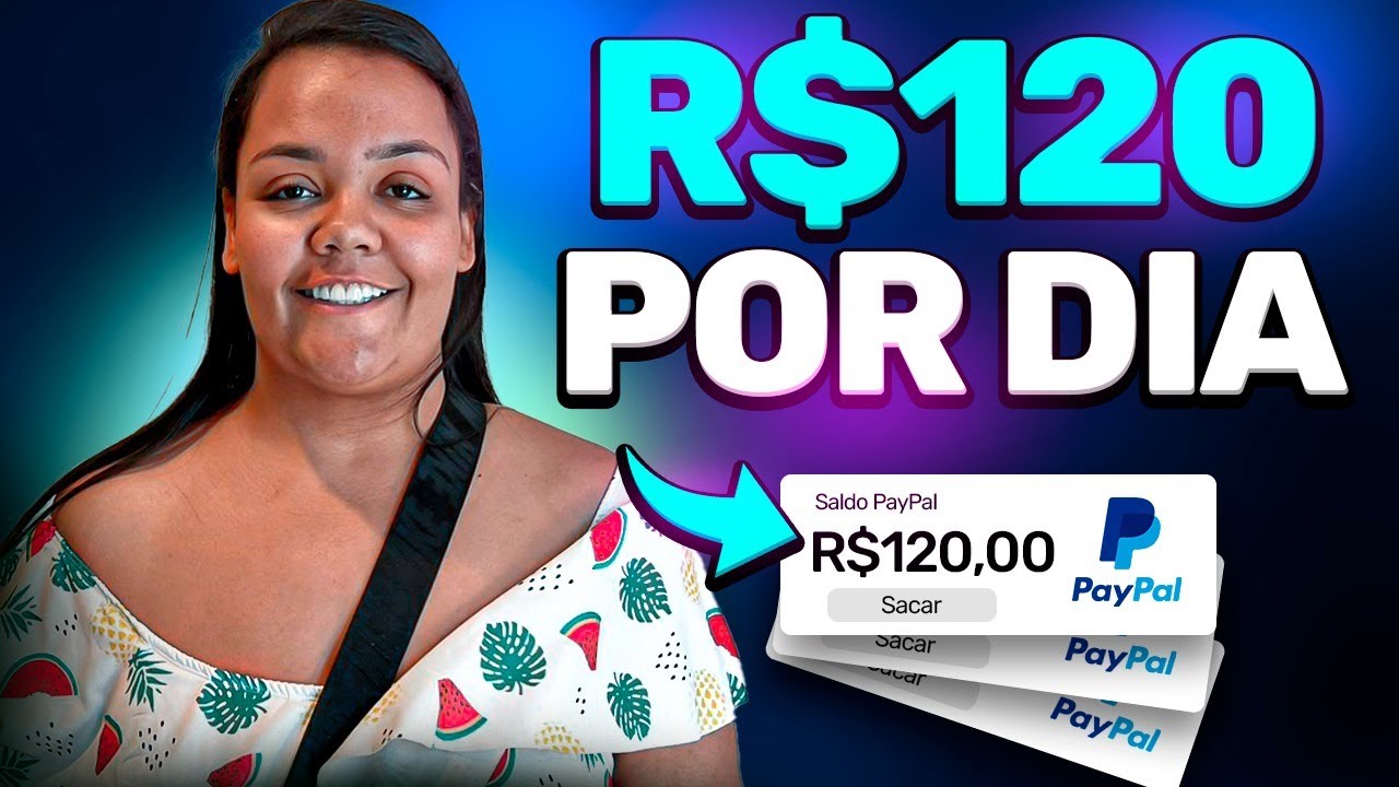 APP PAGANDO R$120 POR DIA! GANHAR DINHEIRO ONLINE NO PAYPAL