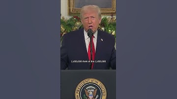 Trump onthult cheques met een 