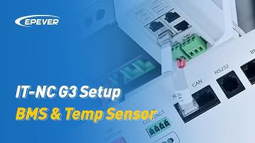 IT-NC G3 Controller Setup for LiFePO4 & Lead-Acid Batteries | BMS & Temp Sensor Configuration