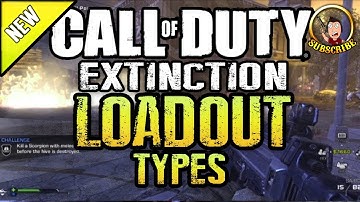 Call Of Duty Ghosts - EXTINCTION Class Types And Loadouts Ingame Information