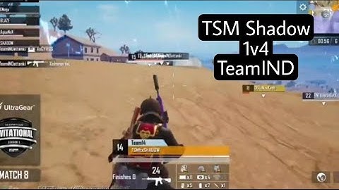 TSM Shadow 1v4 Team IND 🔥| Both POV🔥