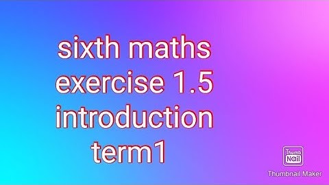 sixth maths|term1|exercise 1.5|part 1|#Theensuvai kanakku