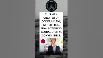 THIS MAN CREATED QR CODES IN 1994, GIFTED FREE, NOW POWERING GLOBAL DIGITAL CONVENIENCE.